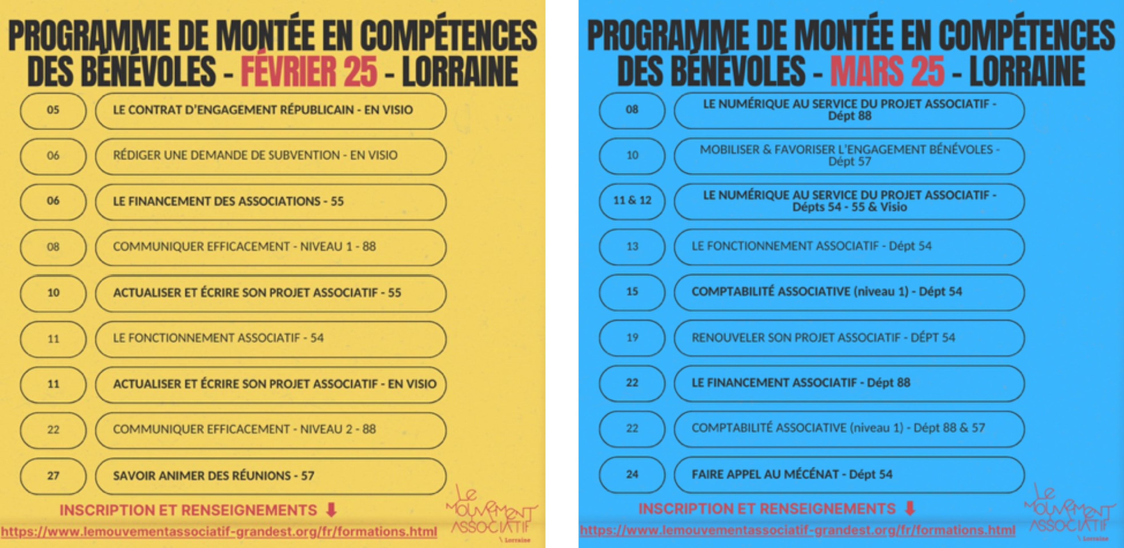 [POINT INFO] - Programme de Montée en Compétence des bénévoles fév-mars 2025