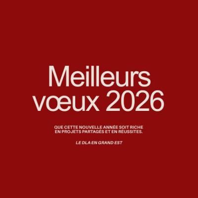 [COMMUNICATION] - Meilleurs voeux 2026