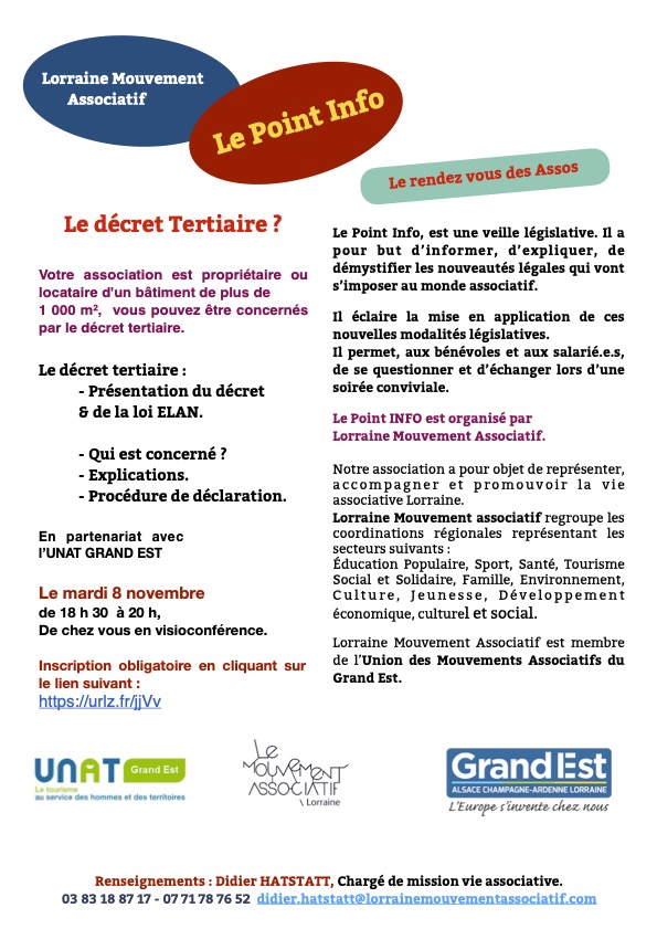 [POINT INFO] - Dcret tertiaire