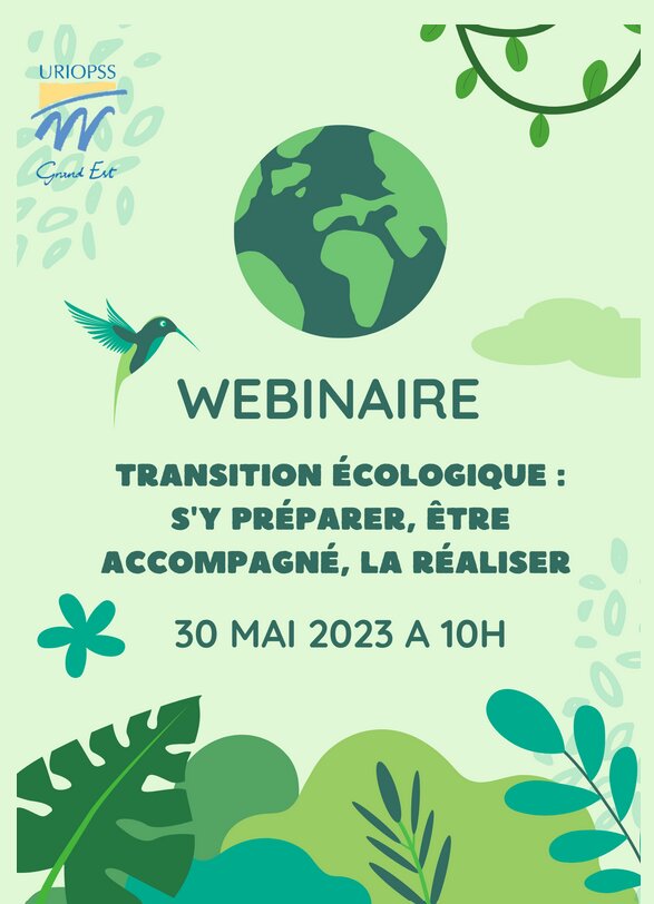 [WEBINAIRE] - Transition Ecologique URIOPSS Grand Est