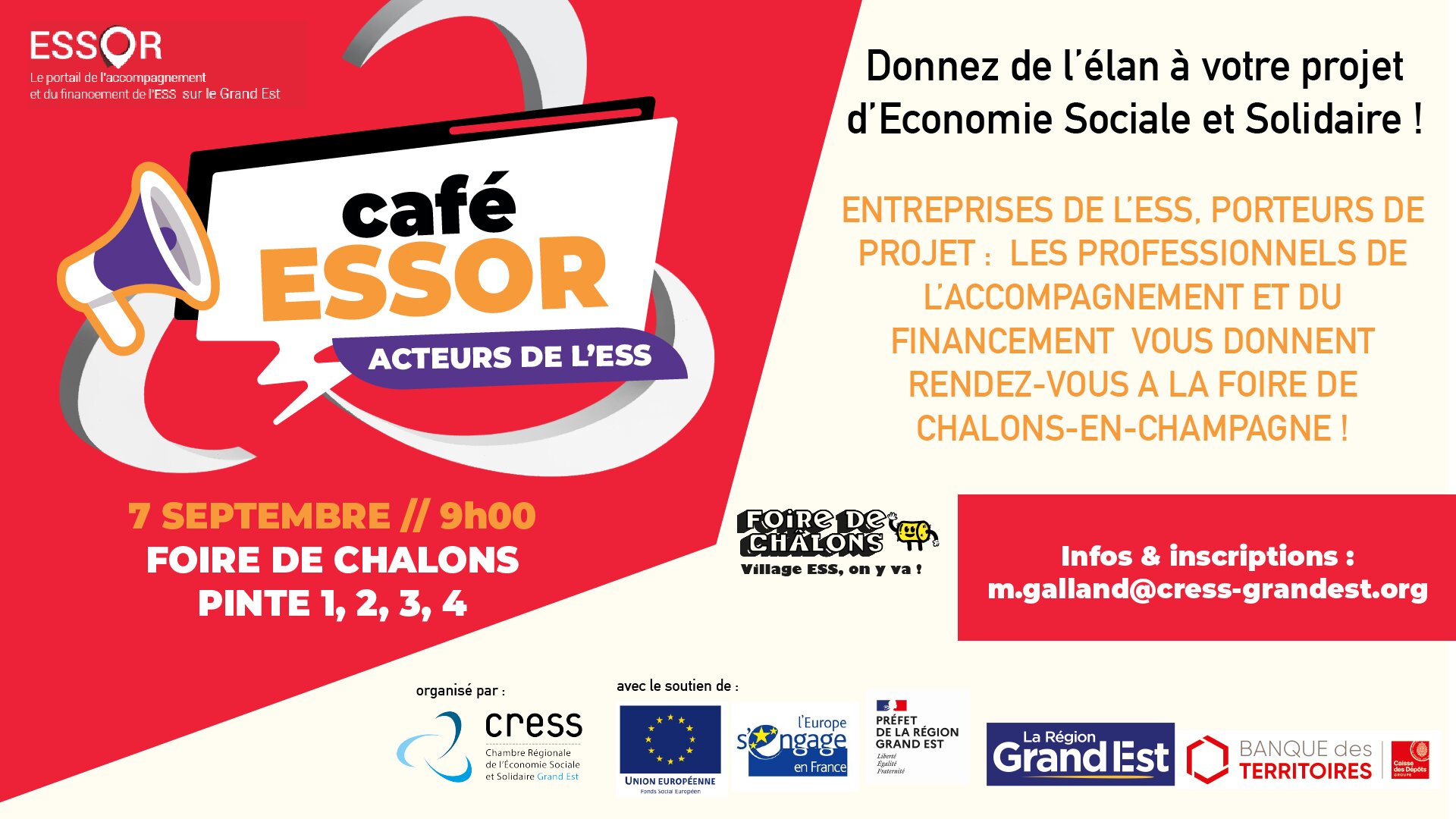 [EVENEMENT] - Foire de Châlons/Café ESSor