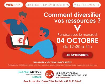 [WEBINAIRE] - Comment diversifier vos ressources ?